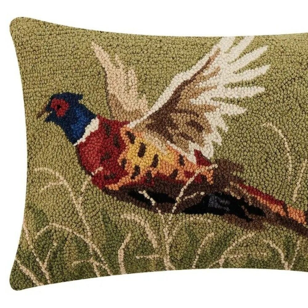 Pheasant Hook Pillow NEW